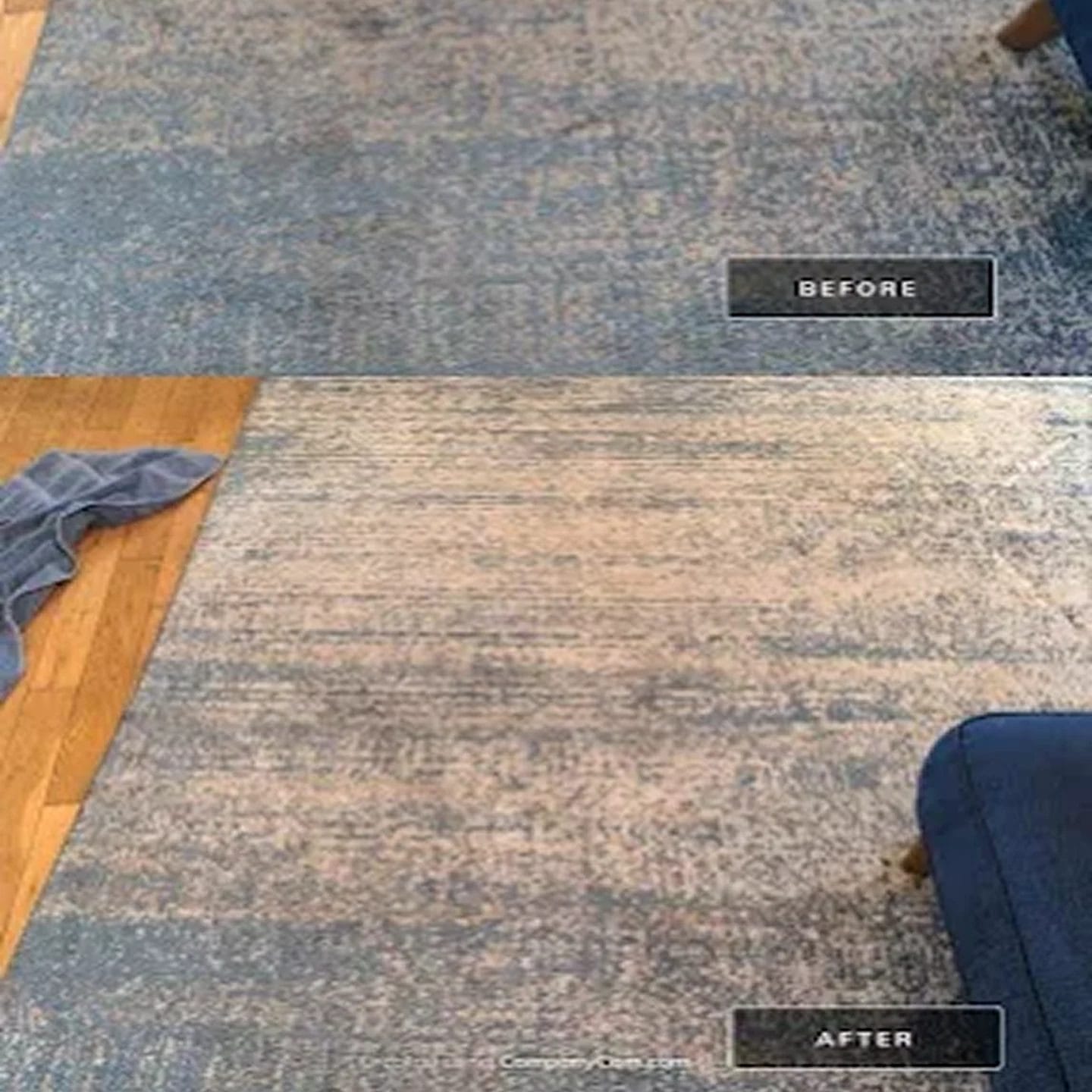 Rug Before after Clean